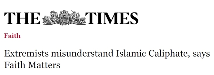 Faith Matters in The Times Faith Matters in the Times